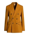 Max Mara Double-breasted Blazer In Brown
