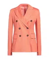 Max Mara Double-breasted Blazer In Pink