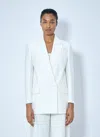 Max Mara Double-breasted Blazer In White