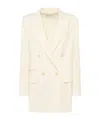 Max Mara Double-breasted Blazer In Neutral