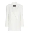 Max Mara Double-breasted Blazer In White