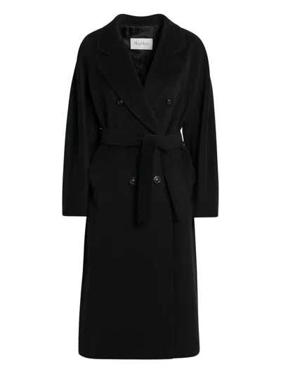 Max Mara Double-breasted Coat In Black