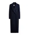 Max Mara Double-breasted Coat In Blue