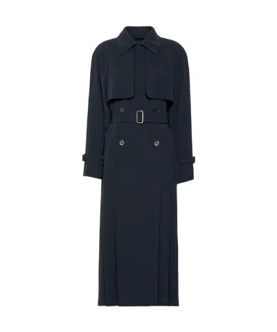 Max Mara Licata Blue Trench Coat