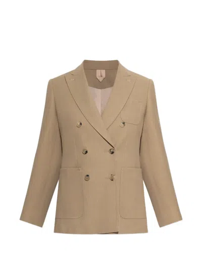 Max Mara Doppelreihiges Blazer In Brown