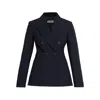 Max Mara Double-breasted Jacket In Black