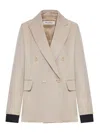 Max Mara Double-breasted Jacket In Neutral