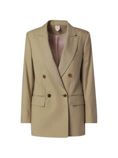 Max Mara Double-breasted Jacket In Brown
