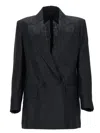 Max Mara Double-breasted Jacket "olimpia" In Gray
