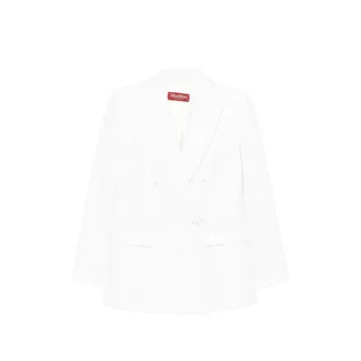 MAX MARA DOUBLE-BREASTED SILK JACKET