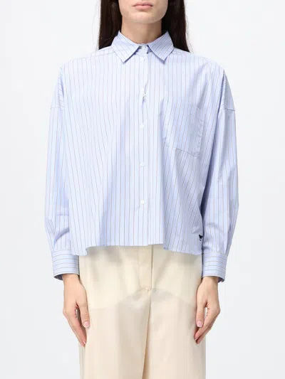 Max Mara Double-breasted Pure Wool Blazer With Peak Lapels In Blue