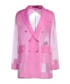 Max Mara Double-breasted Suit Jacket In Black