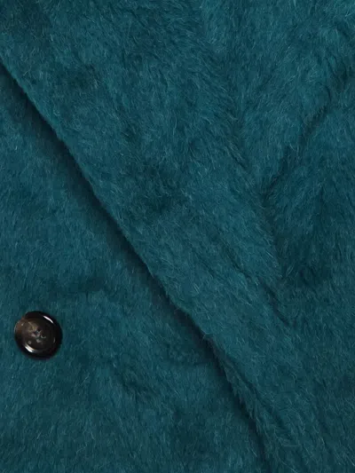 Pre-owned Max Mara Double-breasted Vest Coat In Green
