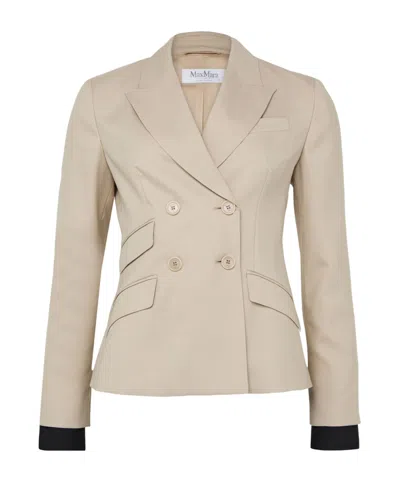 MAX MARA DOUBLE-BREASTED WOOL BLAZER