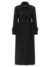 Max Mara Double-breasted Wool Coat In Black