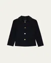 Max Mara Double-faced Wool Jacket In Black