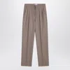 Max Mara Dove Grey Cashmere Trousers