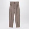 Max Mara Dove Grey Cashmere Trousers