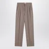Max Mara Dove Grey Cashmere Trousers