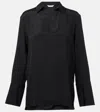 Max Mara Dover Silk-blend Cady Blouse