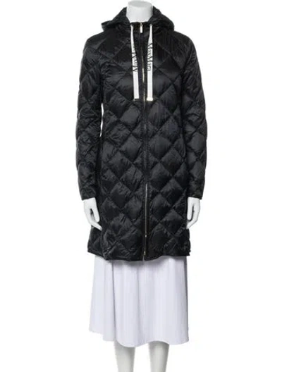 Pre-owned Max Mara Down Coat In Black