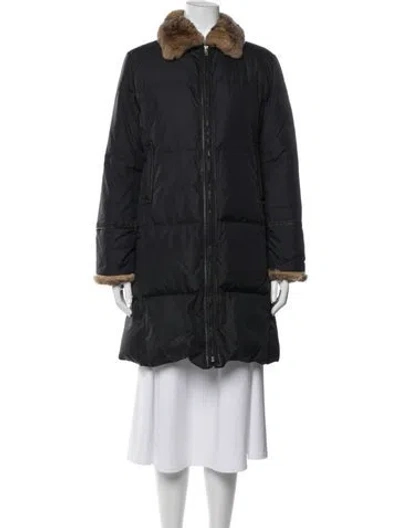 Pre-owned Max Mara Down Coat In Black
