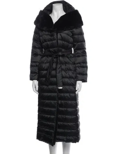 Pre-owned Max Mara Down Coat In Black
