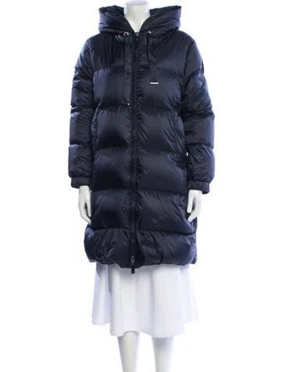 Pre-owned Max Mara Down Coat In Blue