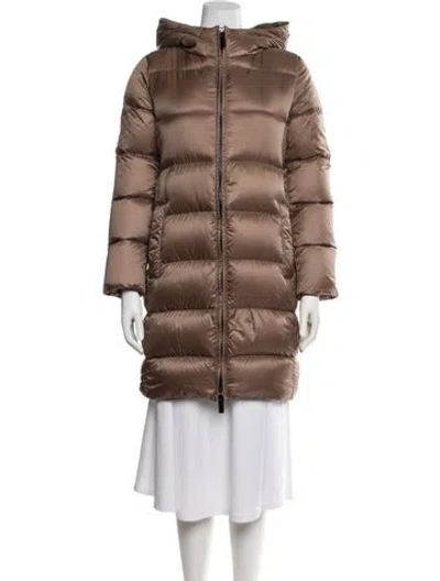 Pre-owned Max Mara Down Coat In Brown