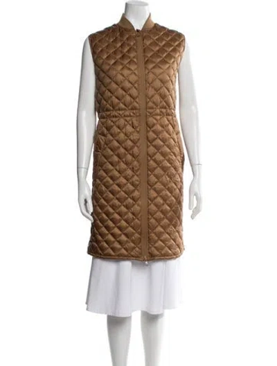 Pre-owned Max Mara Down Coat In Brown