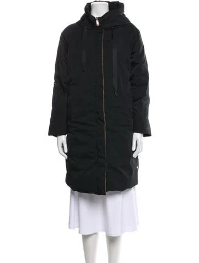 Pre-owned Max Mara Down Coat In Gray