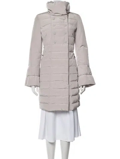 Pre-owned Max Mara Down Coat In Gray