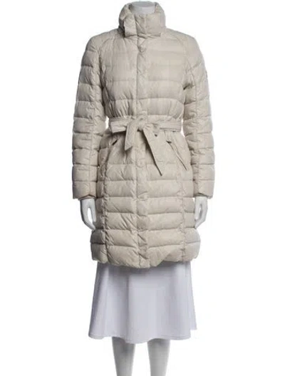 Pre-owned Max Mara Down Coat In Neutral