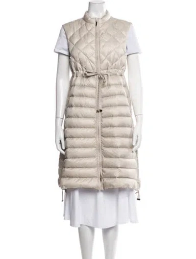 Pre-owned Max Mara Down Coat In Neutrals
