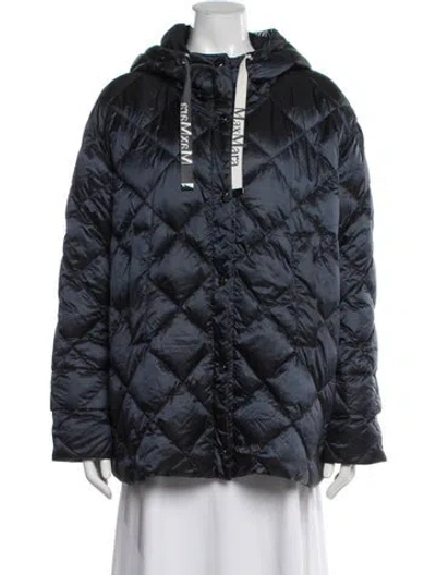 Pre-owned Max Mara Down Jacket In Blue