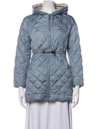 Pre-owned Max Mara Down Jacket In Blue
