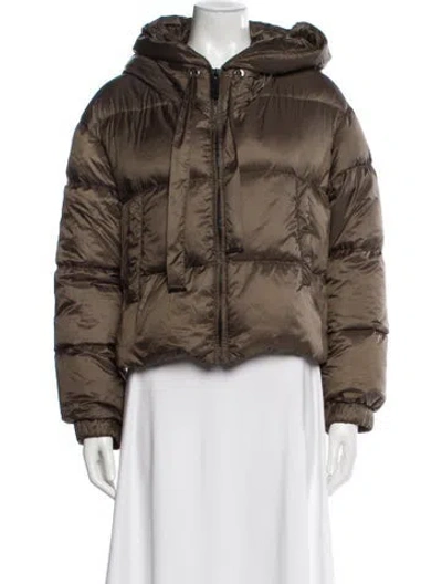 Pre-owned Max Mara Down Jacket In Brown