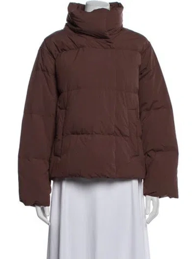 Pre-owned Max Mara Down Jacket In Brown