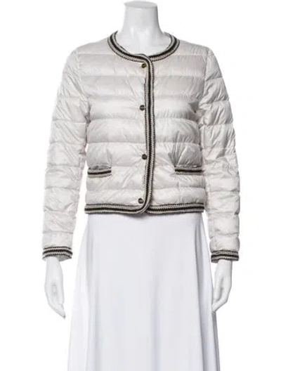 Pre-owned Max Mara Down Jacket In Gray