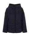 Max Mara The Cube Hooded Jacket In Blue
