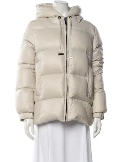 Pre-owned Max Mara Down Jacket In Neutral