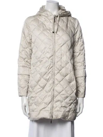 Pre-owned Max Mara Down Jacket In Neutrals