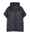 Max Mara Down The Cube Quilted Jacket In Blue