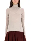 Max Mara Dpp - "meana" Turtleneck Sweater In Gray