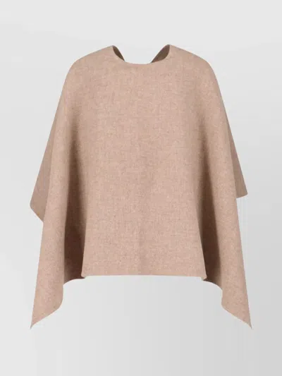 Max Mara Draped Asymmetrical Hem Jackets In Neutral