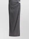 Max Mara Draped Detail Midi Length Skirts