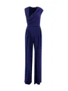 Max Mara Draped Jumpsuit In Cady