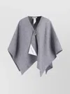 Max Mara Draped Scarf Asymmetrical Hem