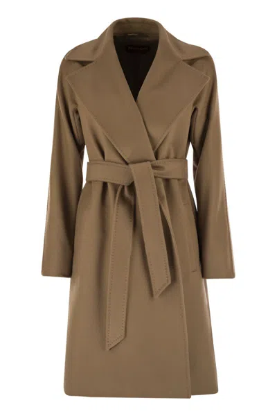 MAX MARA MAX MARA DRAVENNA - WOOL DRESSING GOWN COAT