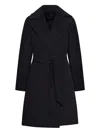 Max Mara Totem Wrap Coat In Black